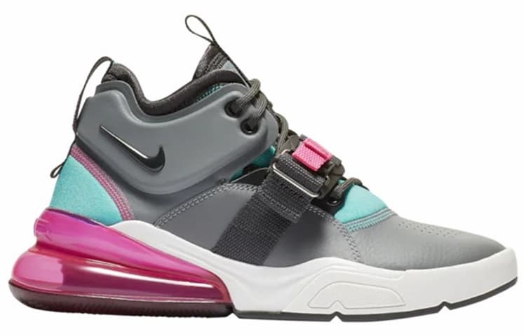 Nike Air Force 270 Cool Grey Hyper Jade GS 4