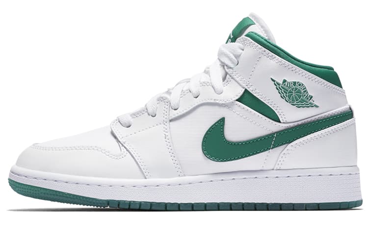 Jordan 1 Mid SE GC White Mystic Green GS 2