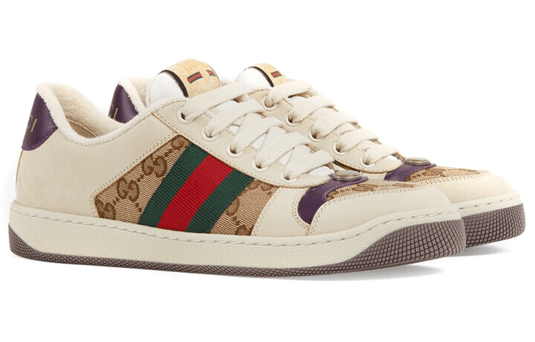 GUCCI Women's Screener 'GG Canvas Beige' Women's 3