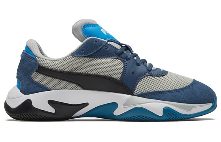 PUMA Storm Stitching 'Gray Dark Blue White' 4