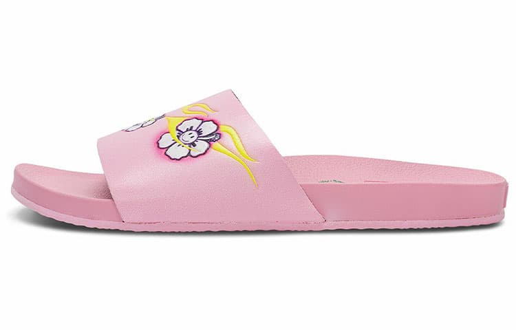 Vans Slide Slippers Women's Pink/Yellow
