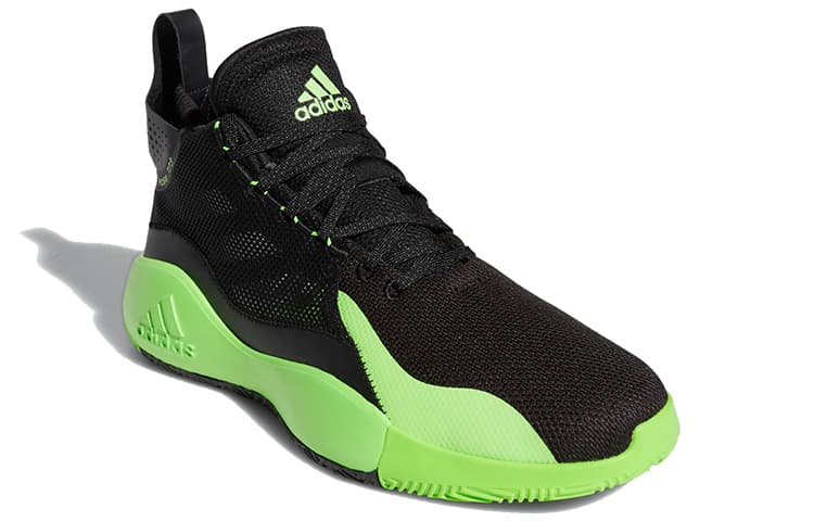 Adidas D Rose 773 2020 'Black Team Solar Green' 6