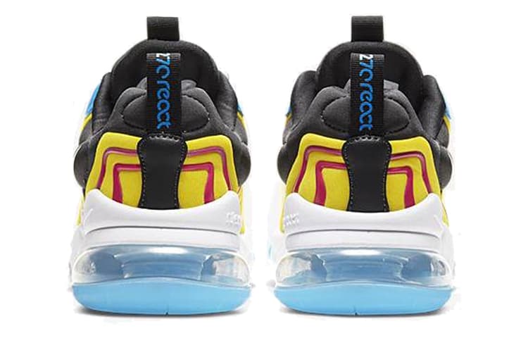 Nike Air Max 270 React Yellow Red GS 4