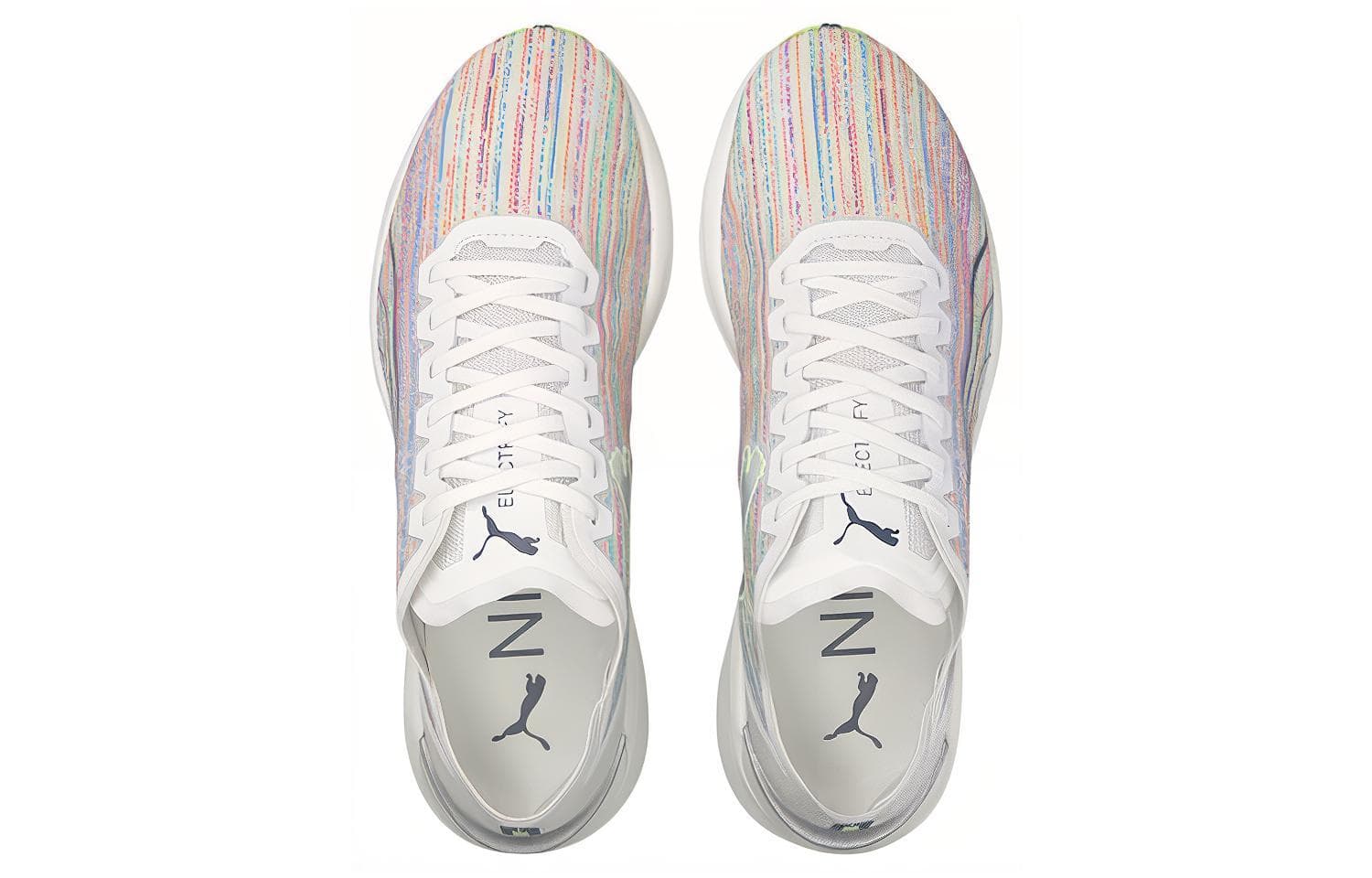 PUMA Electrify Nitro Spectra Sneakers White/Green 6