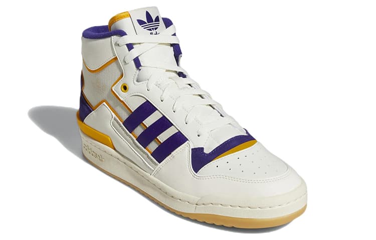 Adidas Originals Forum Exhibit Mid Inside Out White Purple Gold 6