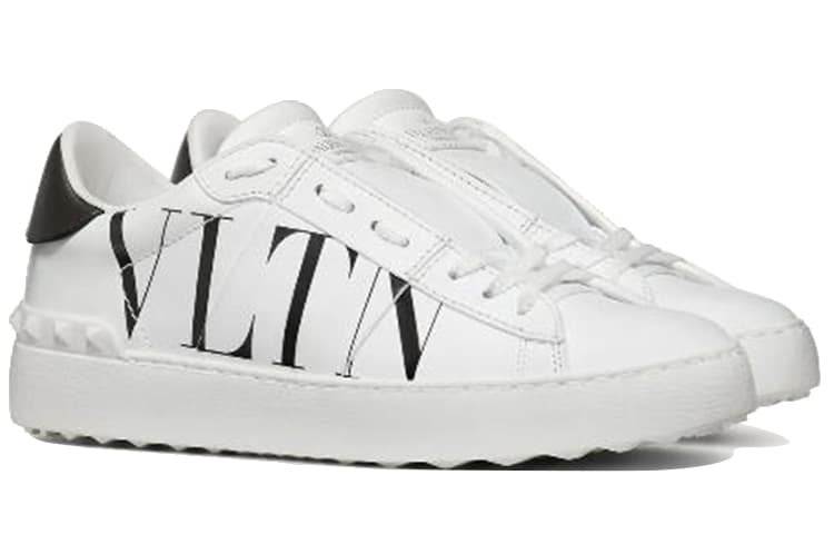 Valentino Women's Open Sneaker 'Logo Print - White' 5