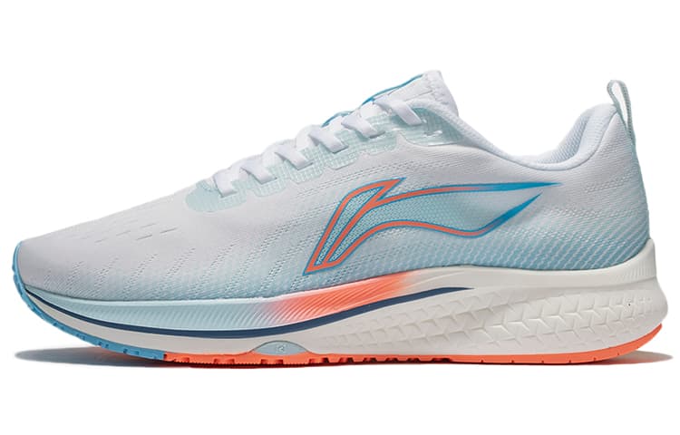 LINING Red Hare 5 Running Shoes Women's Low-Top Standard White/Light Azure Blue