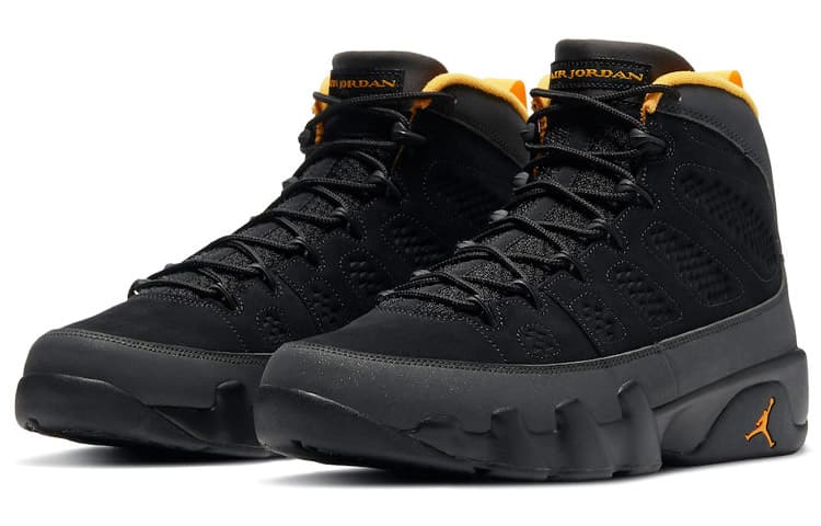 JORDAN 9 Retro Dark Charcoal University Gold 5