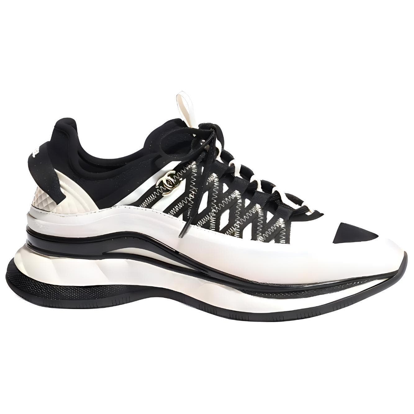 CHANEL Low-Top Casual Shoes Women's White 3