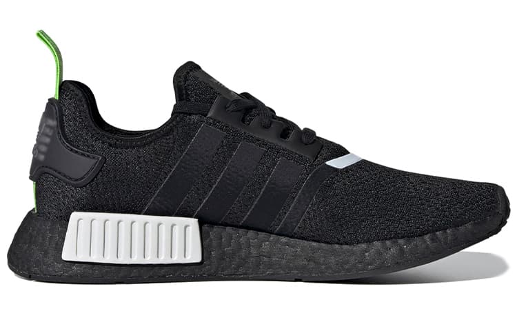 Adidas Originals NMD_R1 Core Black Signal Green 4