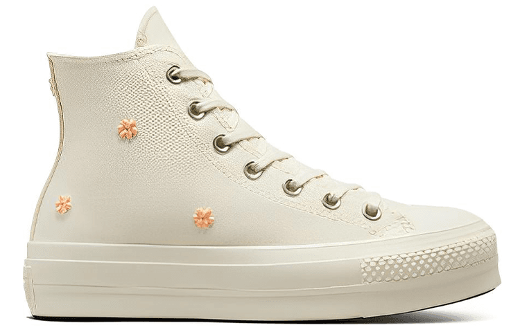 Converse Chuck Taylor All Star Lift Platform Hi Pearls Natural Ivory Women's 4