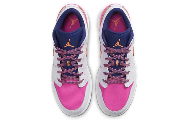 Jordan 1 Low GS Fire Pink Hyper Crimson 5