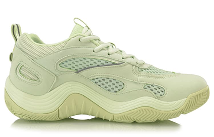 LiNing XinSheng Breathable Lightweight Low-Top Vintage Basketball Shoes Unisex Fairy Fruit Green 4