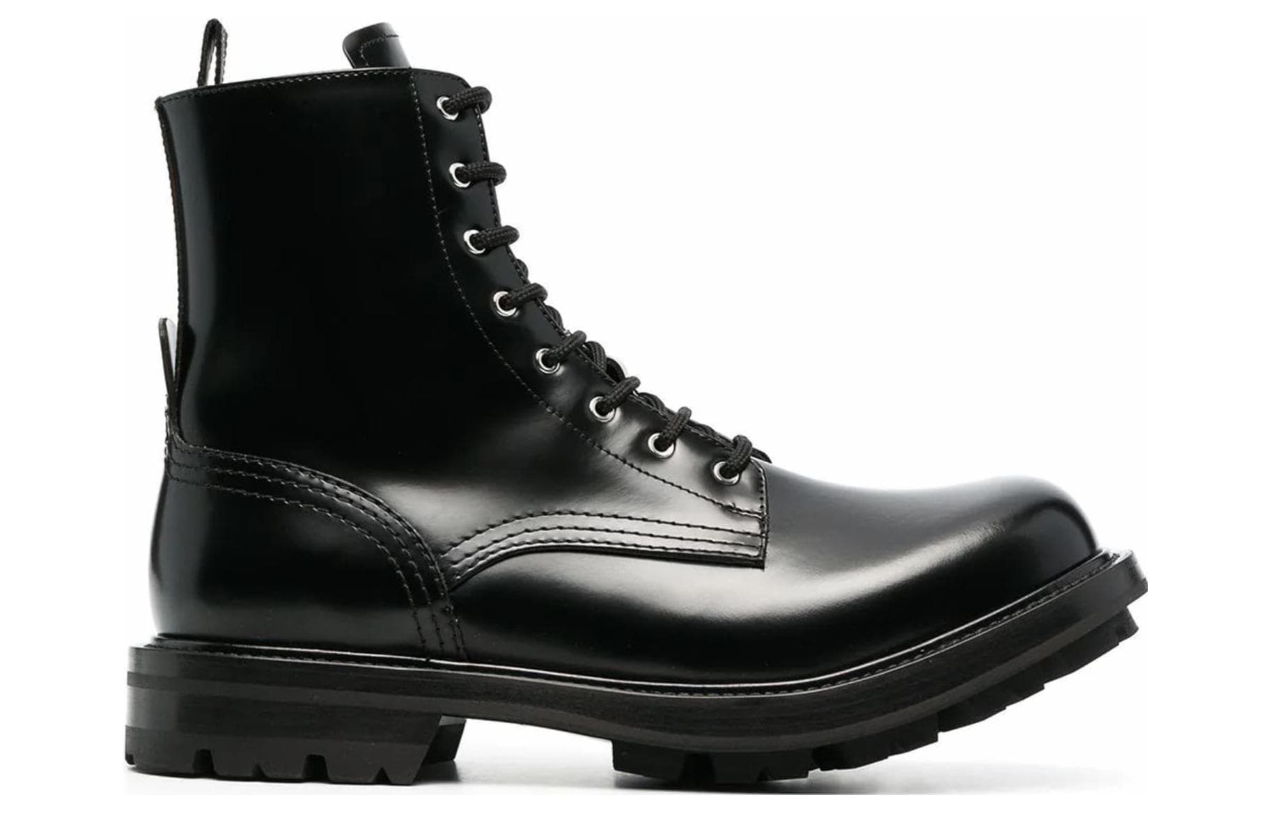 Alexander McQueen Worker Boot Black 3