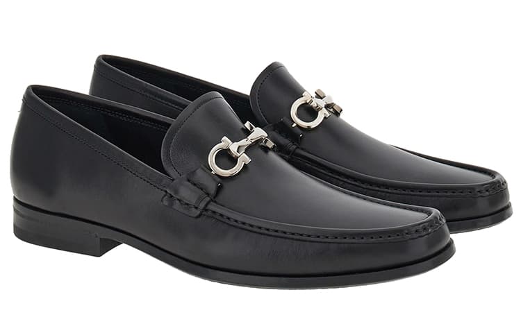 Salvatore FERRAGAMO Gancini Reversible Plaque Moccasins 3