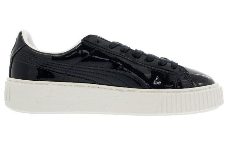 PUMA Basket Platform Patent Peacoat Women's 3
