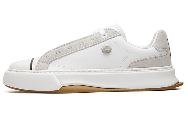 MIHARA YASUHIRO x FILA CRYPTO Anti-Slip Wear-Resistant Low-Top Skateboard Shoes Men's White Gray 2