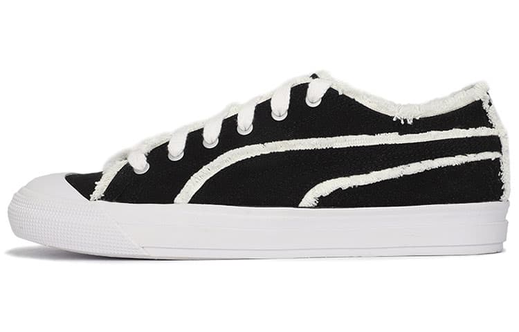 PUMA Capri Raw Cut Board Shoes Black/White