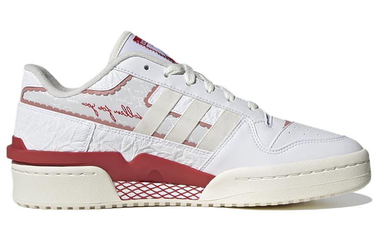 Adidas Originals Forum Exhibit Low 2 'White Red' Women's 3
