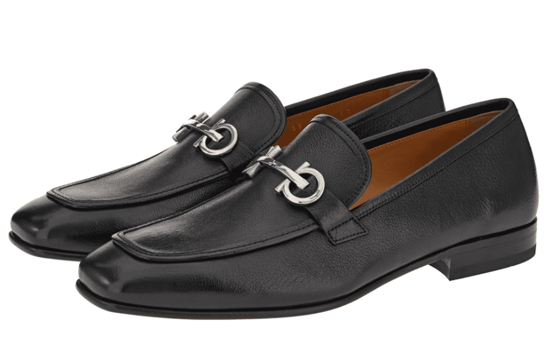 FERRAGAMO GANCINI Men's Casual Shoes Men's Black 5