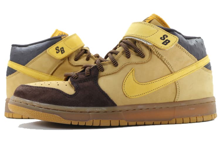 Nike Sb Dunk Mid Wheat Bronze 5