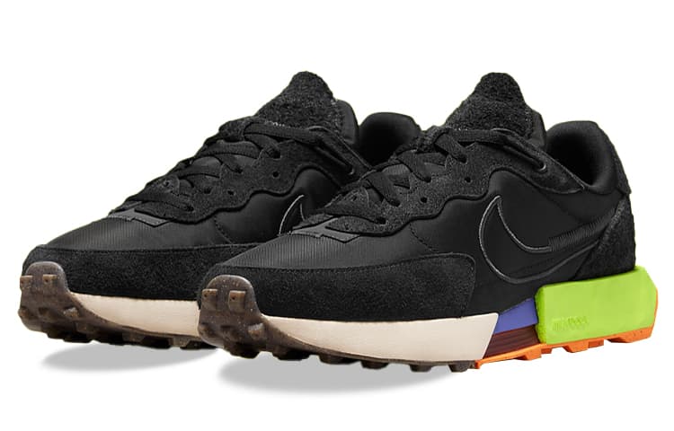 Nike Fontanka Waffle Black Volt Women's 6