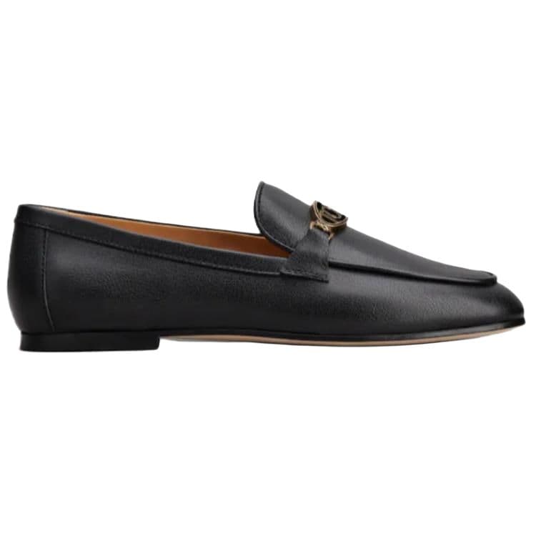 TOD'S Logo-Plaque Slip-On Loafers Women's 4