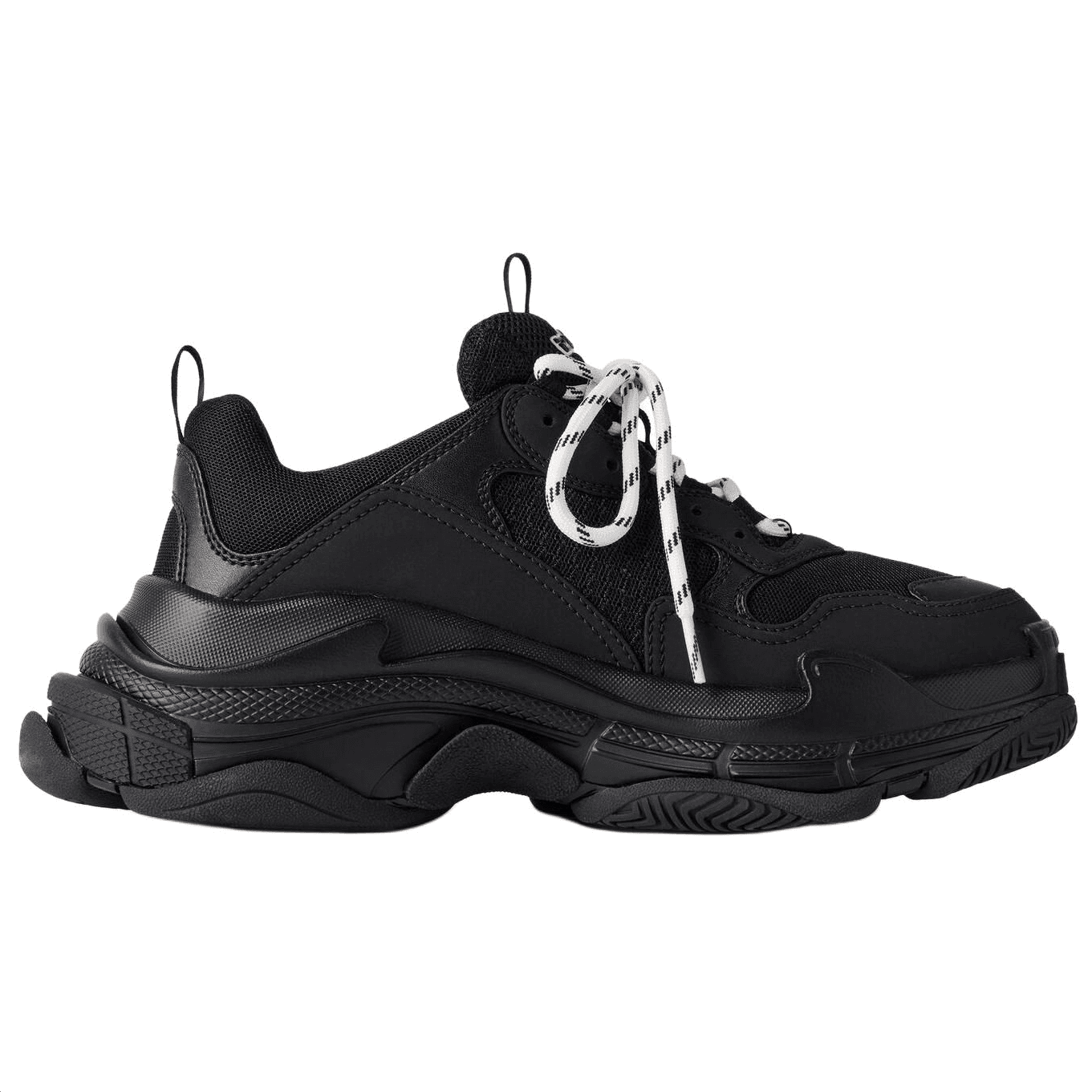 Balenciaga Triple S Tape Type Lace Up Sneakers 4