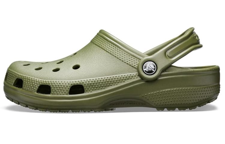 Crocs Classic Beach Unisex Army Green Sandals 2