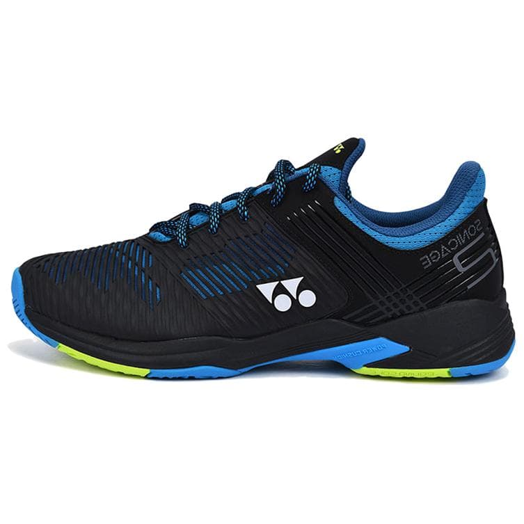 YONEX Tennis Shoes Unisex Low-Top Black Blue 2