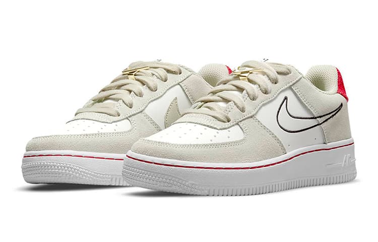 Air Force 1 LV8 S50 GS 'Light Stone University Red' 6