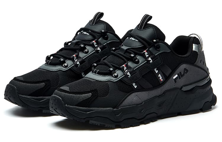 FILA Fashion Sneakers Low Running Shoes Black/Grey 5