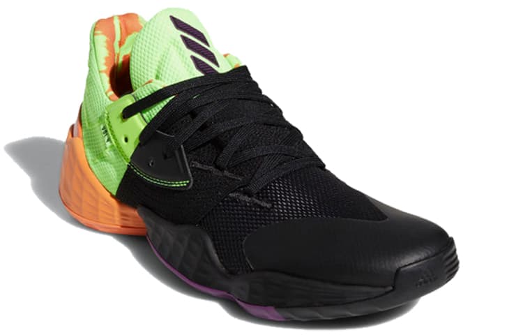 Adidas Harden Vol. 4 Black Green Orange 6