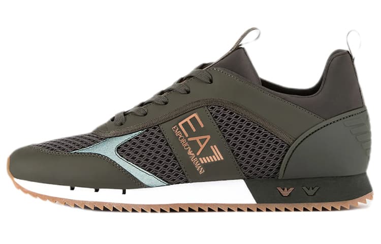 EMPORIO ARMANI Low Top Casual Shoes Unisex Green