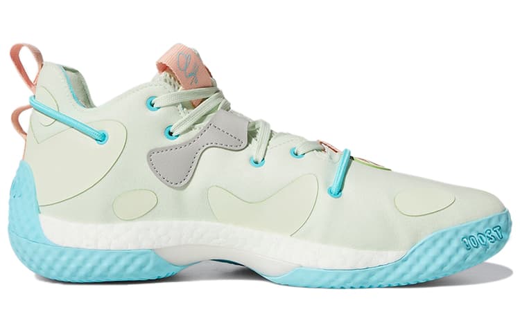 Adidas Harden Vol. 6 Gren Mist Pulse Aqua 3
