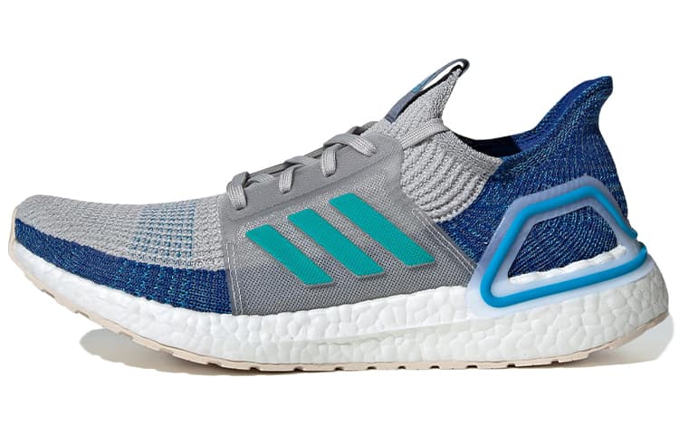 Adidas Ultra Boost 2019 Grey Two Shock Cyan 2