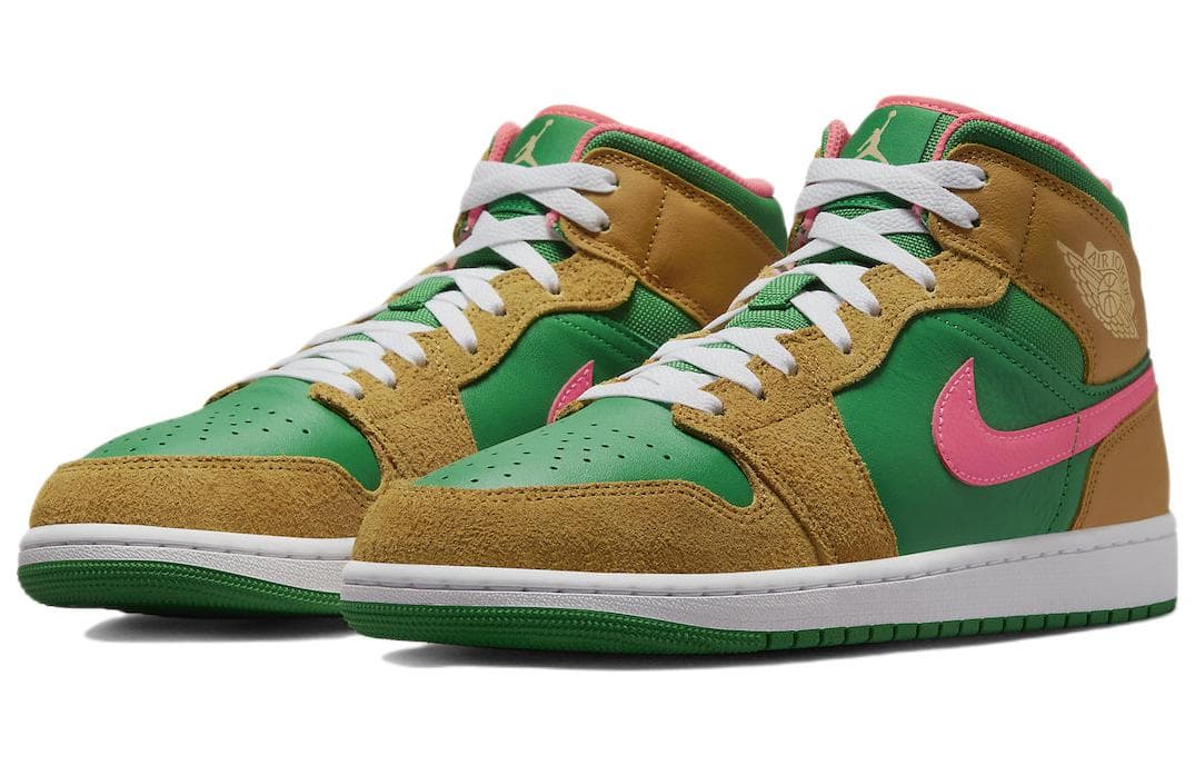 Jordan 1 Mid SE Wheat Watermelon 6