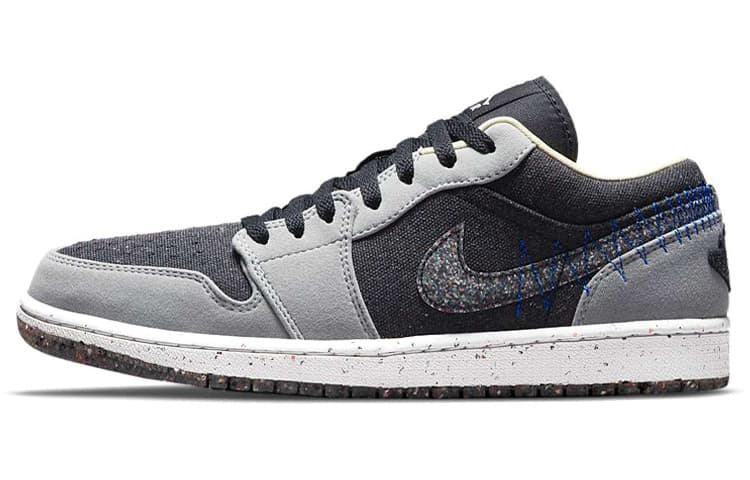 JORDAN 1 Low Se Crater Black Grey 2