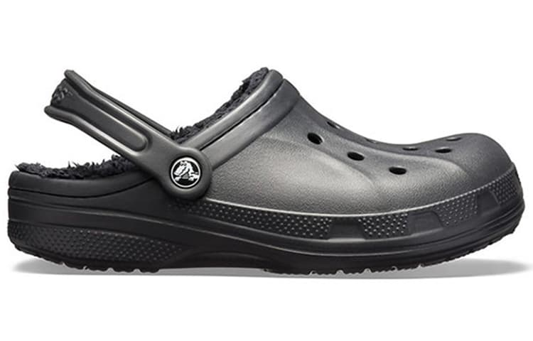 Crocs Classic Clog Crocs Stay Warm Wear Resistant Sports Unisex Black Sandals 4
