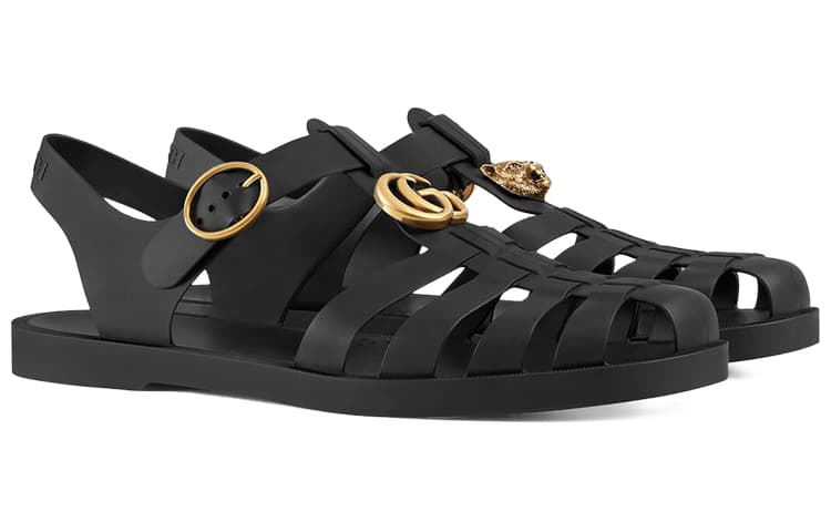 GUCCI Sandal 'Double G   Black' 3