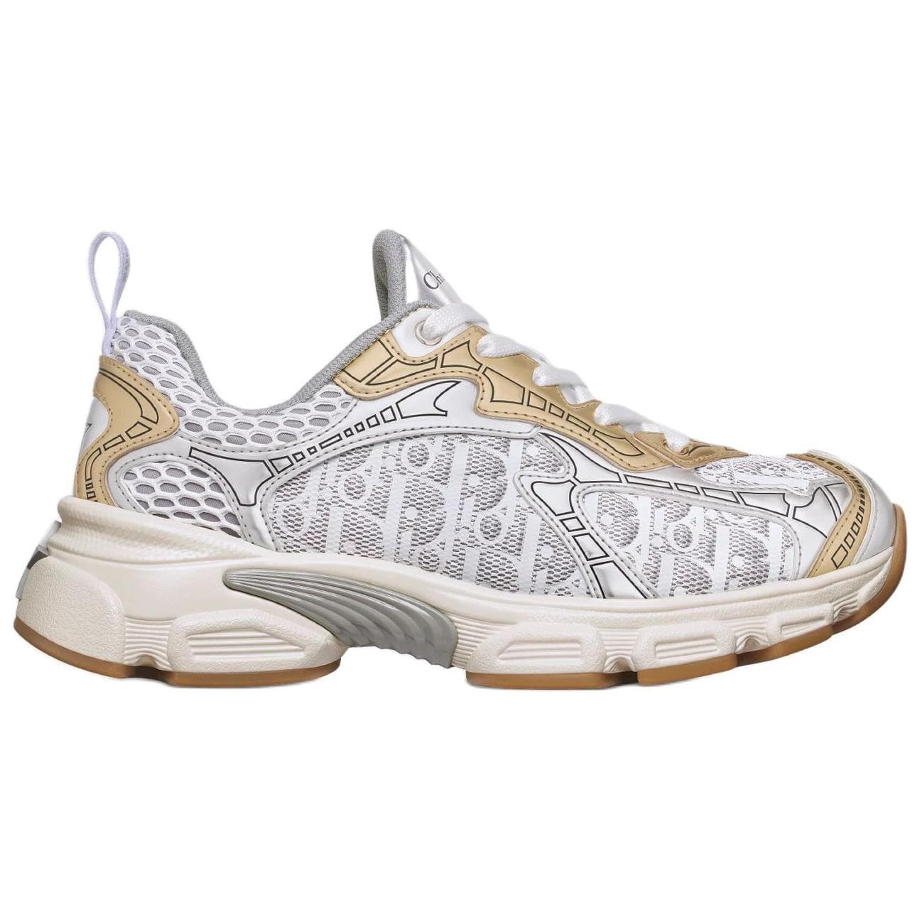 DIOR Vibe Low-Top Casual Shoes Women's Silver 4