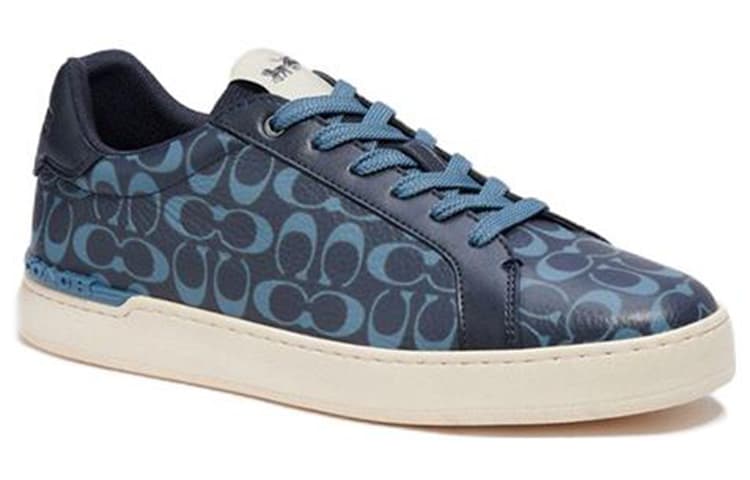 COACH Money Clip Stylish Skateboarding Shoes Men's Blue 6