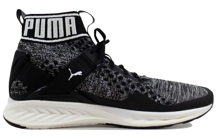 PUMA Ignite EvoKnit Black/Quiet Shade White 3