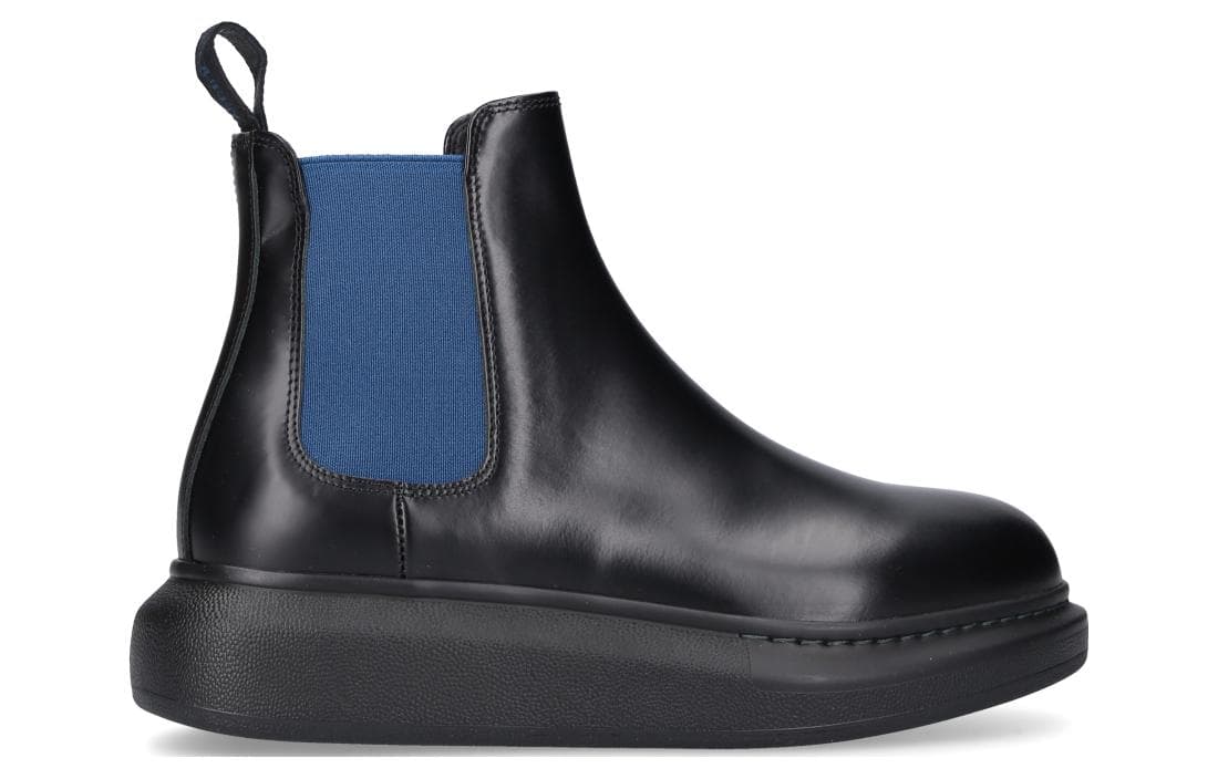 Alexander McQueen Hybrid Chelsea Boot 'Black Blue' Women's 4