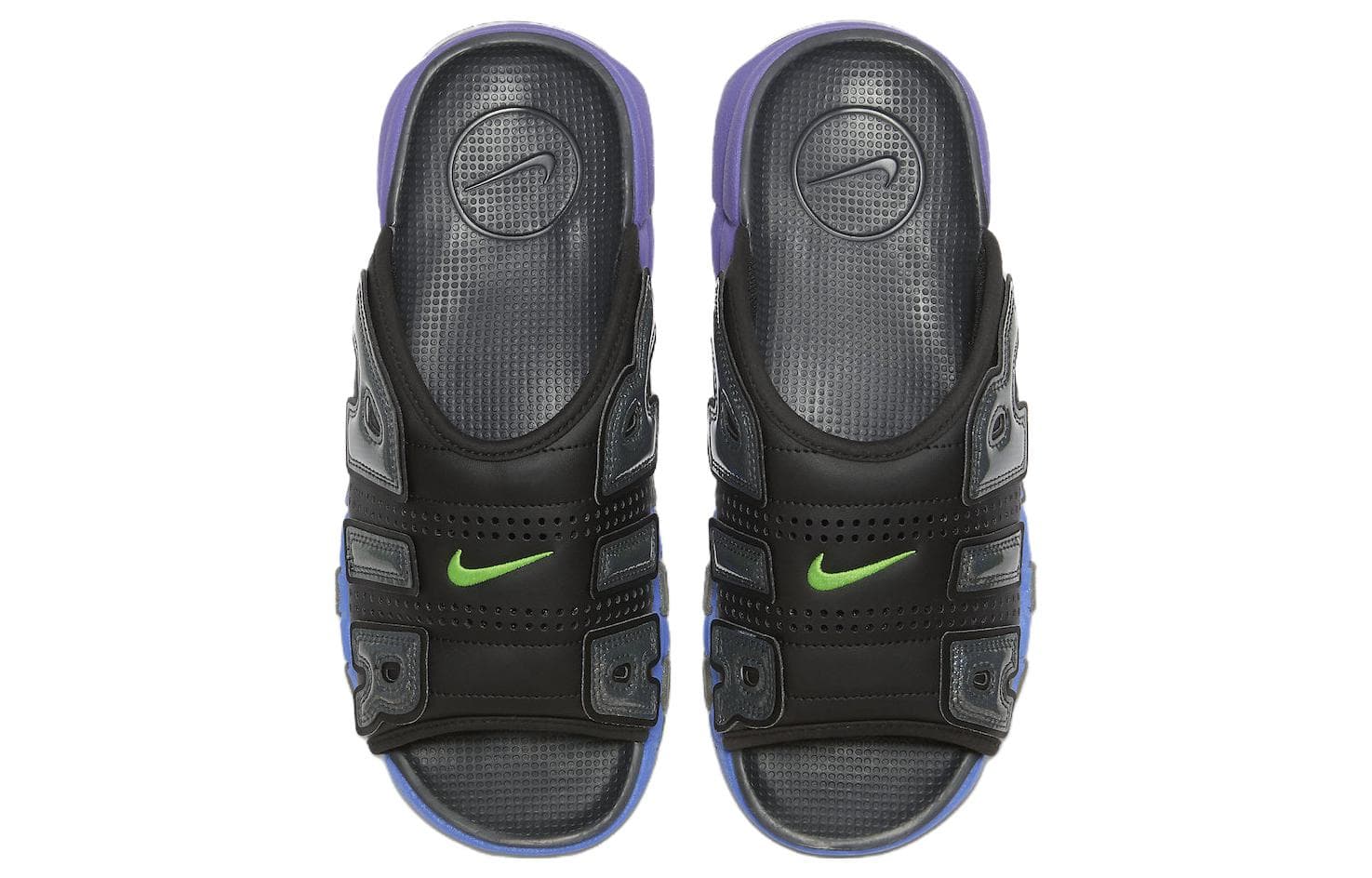 Nike Air More Uptempo Slide Blue Purple Gradient 6