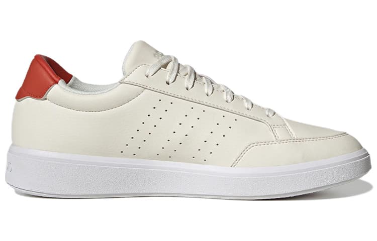 Adidas Neo Nova Court Lifestyle Vegan 'Beige Red' 3