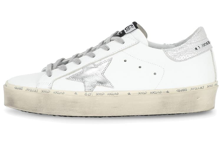Golden Goose Hi Star White Silver Women's 3