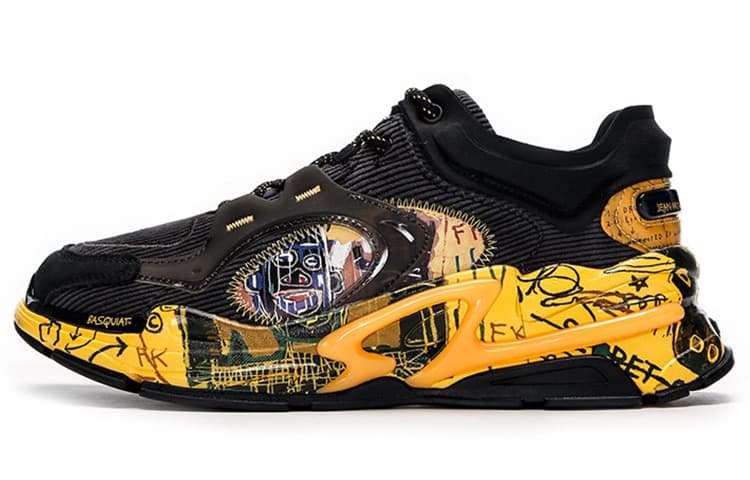 ANTA Millennium 3.0 Casual Shoes Men Low-Top Black Yellow 2