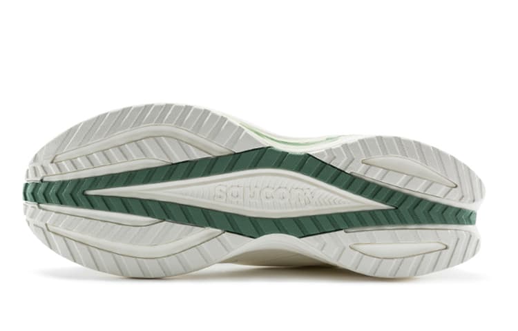 Saucony Coyote Hybrid Running Shoes Unisex Low-Top White Green 4