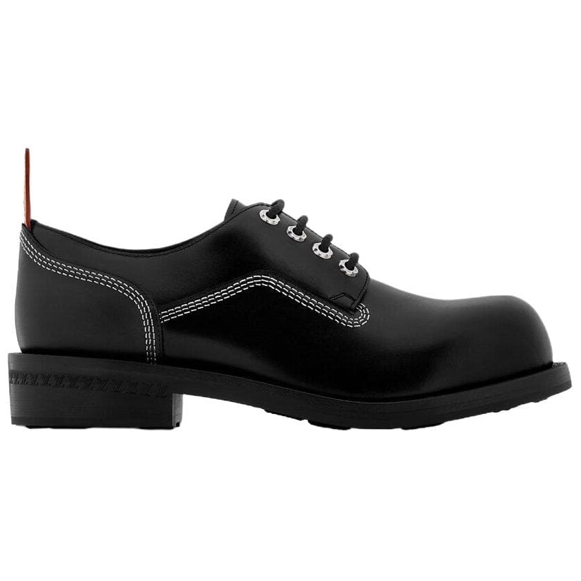 LOUIS VUITTON x Nigo Collaboration Bubble FW25 Calfskin Leather Round Toe Lace-Up Casual Shoes Men's Black 3